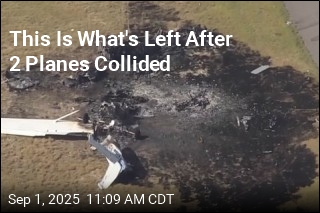 This Is What&#39;s Left After 2 Planes Collided