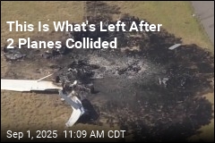 This Is What&#39;s Left After 2 Planes Collided