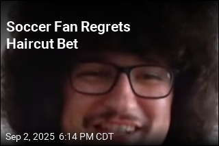 Soccer Fan Regrets Haircut Bet