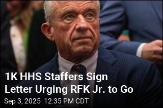 1K HHS Staffers Sign Letter Urging RFK Jr. to Go