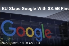 EU Hits Google With $3.5B Fine