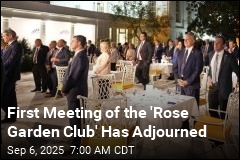 First Meeting of the &#39;Rose Garden Club&#39; Has Adjourned