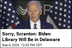 Biden Picks Delaware for His Presidential Library