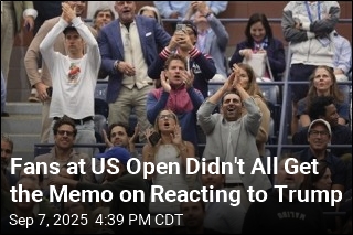 Trump Receives Mostly Boos After Disrupting US Open&#39;s Start