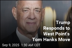 Trump Pretty Happy About West Point&#39;s Tom Hanks Move