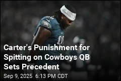 Eagles&#39; Jalen Carter Loses Almost $60K for Spitting on Cowboys QB