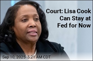 Court: Lisa Cook Can Stay at Fed for Now