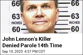 John Lennon&#39;s Killer Denied Parole 14th Time