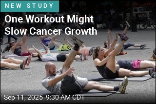 One Workout Might Slow Cancer Growth