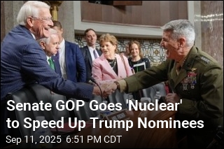 Senate GOP Goes &#39;Nuclear&#39; to Speed Up Trump Nominees