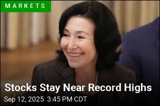 Stocks Stay Near Record Highs