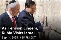 As Tension Lingers, Rubio Visits Israel