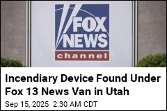 Incendiary Device Left Under Fox 13 News Van in Utah