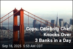 Cops: Celebrity Chef Knocks Over 3 Banks in a Day