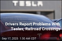 Drivers Say Self-Driving Teslas Struggle at Railroad Crossings