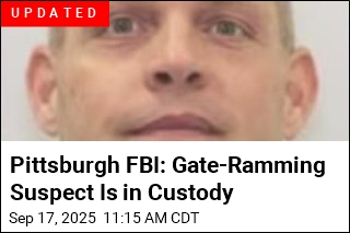 FBI Hunts Suspect After Car Rams Its Pittsburgh Office Gate