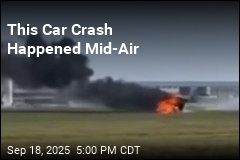 Flying Cars Crash Mid-Air at Airshow Rehearsal
