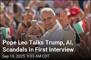Pope Leo Talks Trump, AI, Scandals in First Interview