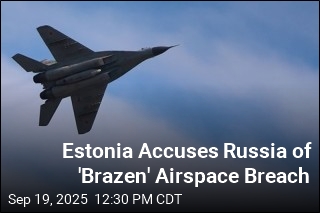 Estonia Accuses Russia of &#39;Brazen&#39; Airspace Breach