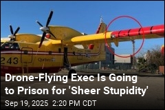 Prison Time for Exec Whose Drone Hit Firefighting Plane