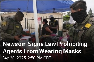 California Prohibits Officers From Wearing Masks on Job