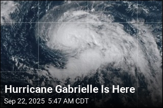 Hurricane Gabrielle Has Arrived