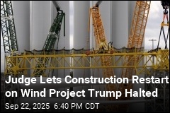 Judge Rules Work Can Resume on Nearly Completed Wind Farm