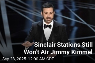 Sinclair Stations Still Won&#39;t Air Jimmy Kimmel