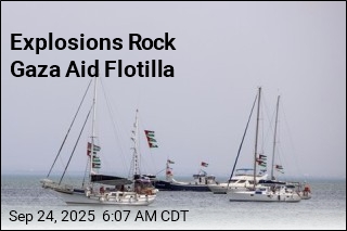 Explosions Rock Gaza Aid Flotilla