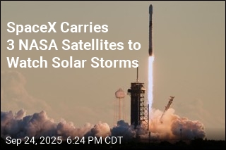 SpaceX Carries 3 NASA Satellites to Watch Solar Storms