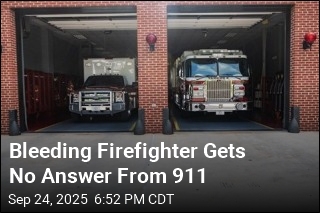 Wounded Firefighter Can&#39;t Get an Answer on 911, Calls Station
