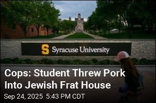 Cops: Student Threw Pork Into Jewish Frat House