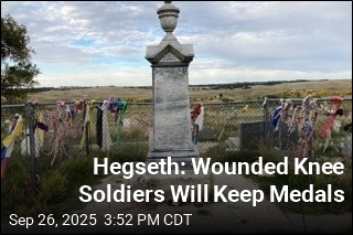 Hegseth: Wounded Knee Soldiers Will Keep Medals