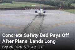 Concrete Safety Bed Halts Runaway Plane in Virginia