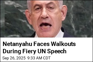 Netanyahu Faces Walkouts During Fiery UN Speech