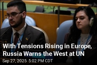 With Tensions Rising in Europe, Russia Warns the West at UN