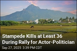 Stampede Kills at Least 36 During Rally for Actor-Politician