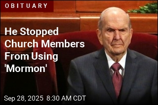 He Stopped Church Members From Using &#39;Mormon&#39;