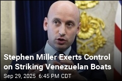 Stephen Miller Emerges as Force Behind Boat Strikes