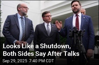 Looks Like a Shutdown, Both Sides Say After Talks