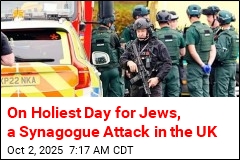 2 Dead, 3 Badly Hurt in UK Synagogue Attack