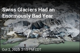 Swiss Glaciers Shrank 3% This Year. That&#39;s Big