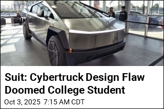 Suit: Student Died Trapped in Tesla Cybertruck Fire