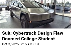 Suit: Student Died Trapped in Tesla Cybertruck Fire