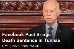 Facebook Post Brings Death Sentence in Tunisia