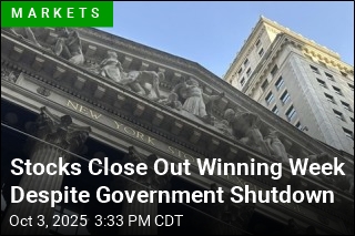 Stocks Close Out Winning Week Despite Government Shutdown