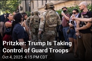 Pritzker: Trump Is Taking Control of Guard Troops