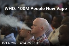 WHO Warns of Jump in Vapers, Especially Teens