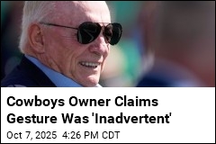 Cowboys Owner Fined $250K for Obscene Gesture
