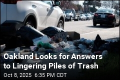 Oakland Can&#39;t Seem to Shrink Piles of Trash